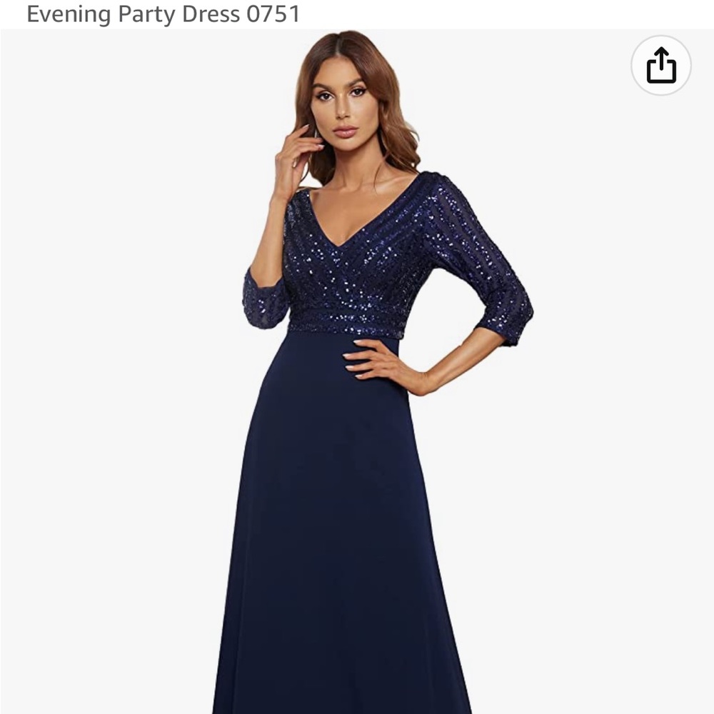 Formal Navy Dress Size 12